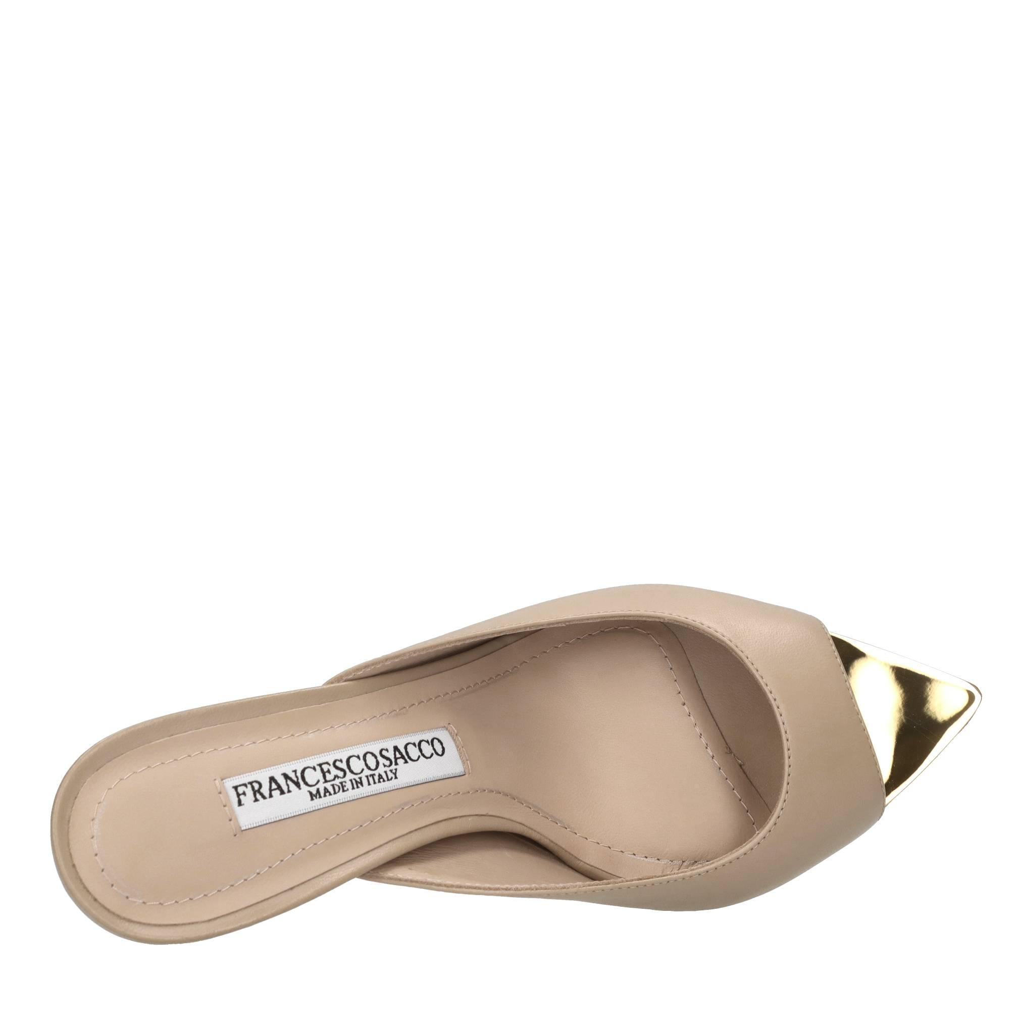 Mules in pelle 