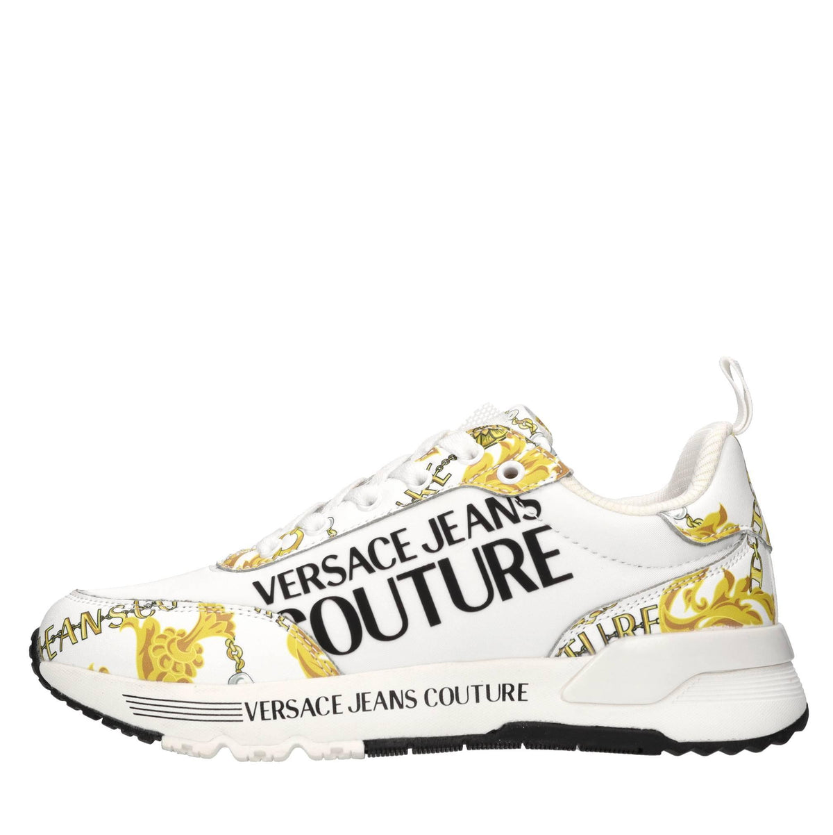 Sneakers in ecopelle e tessuto 