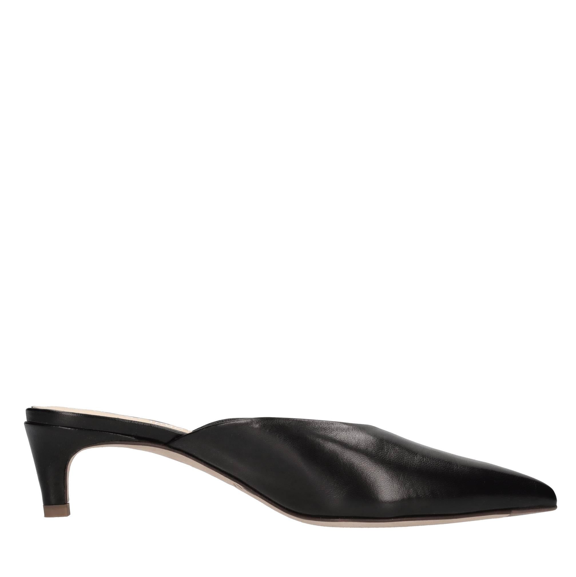 Mules in pelle 
