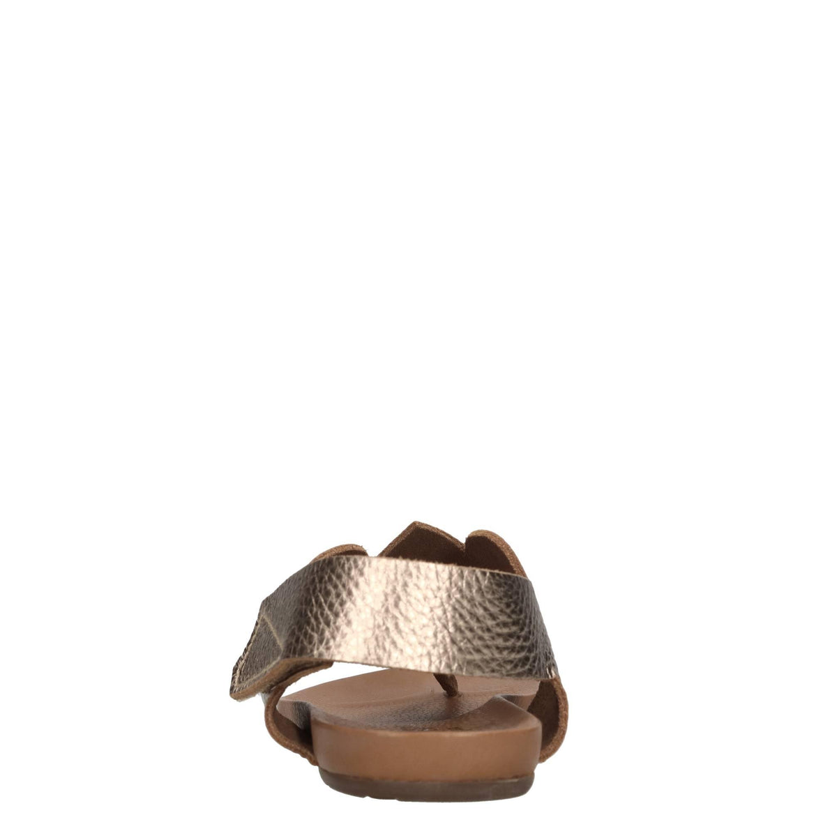 Sandali flat in pelle 