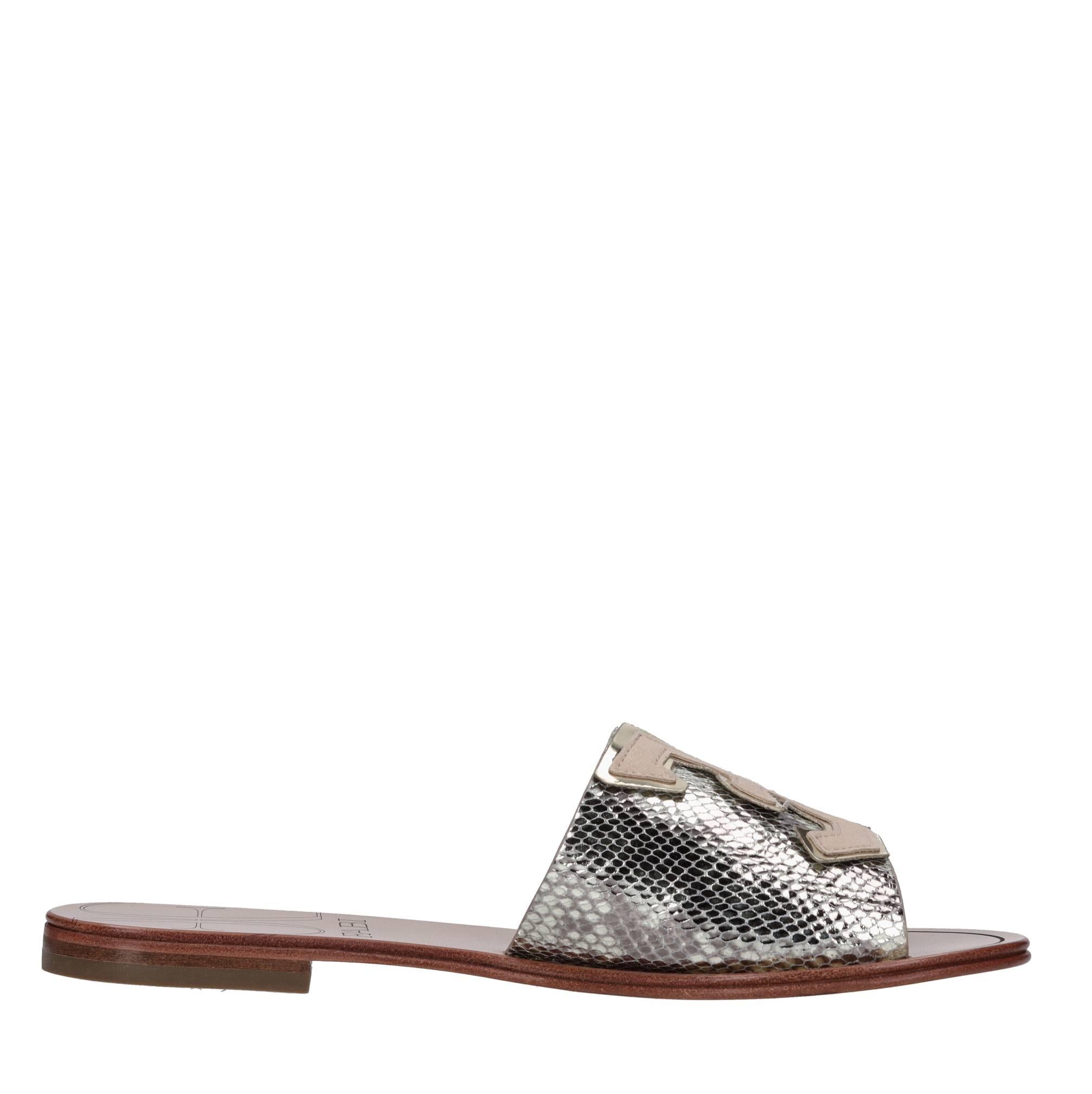 Mules in pelle 