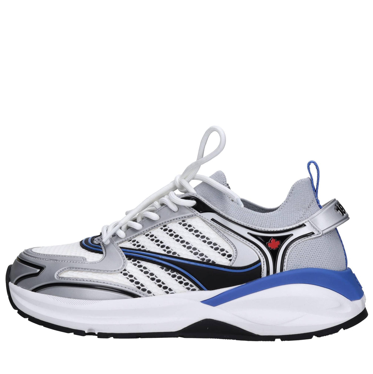 Sneakers in tessuto ed ecopelle 