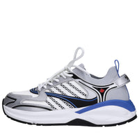 Sneakers in tessuto ed ecopelle 