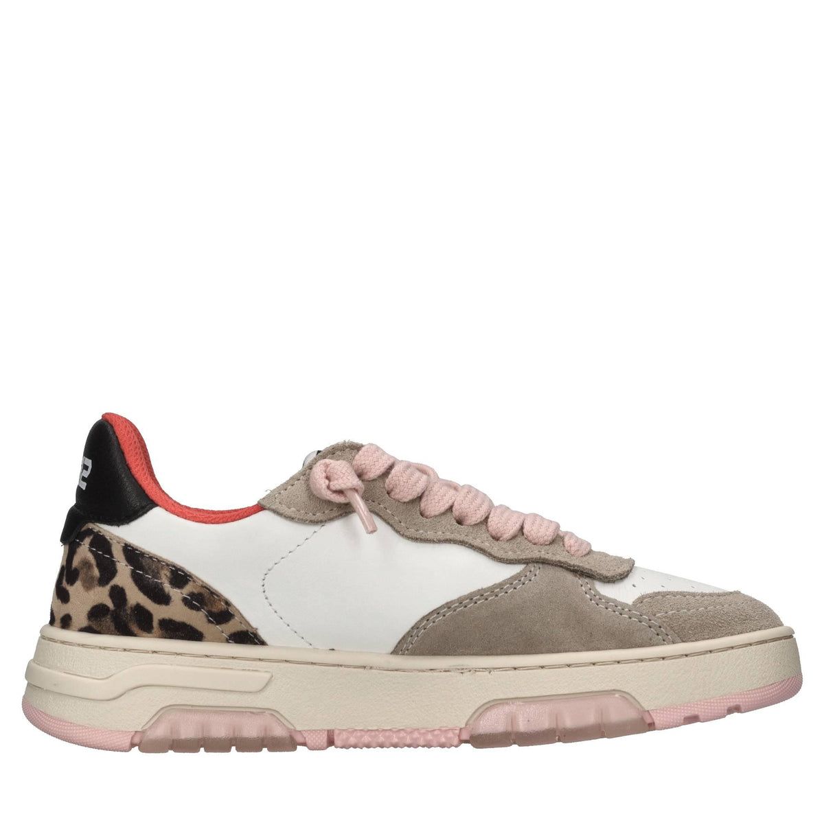Sneakers in pelle e camoscio 