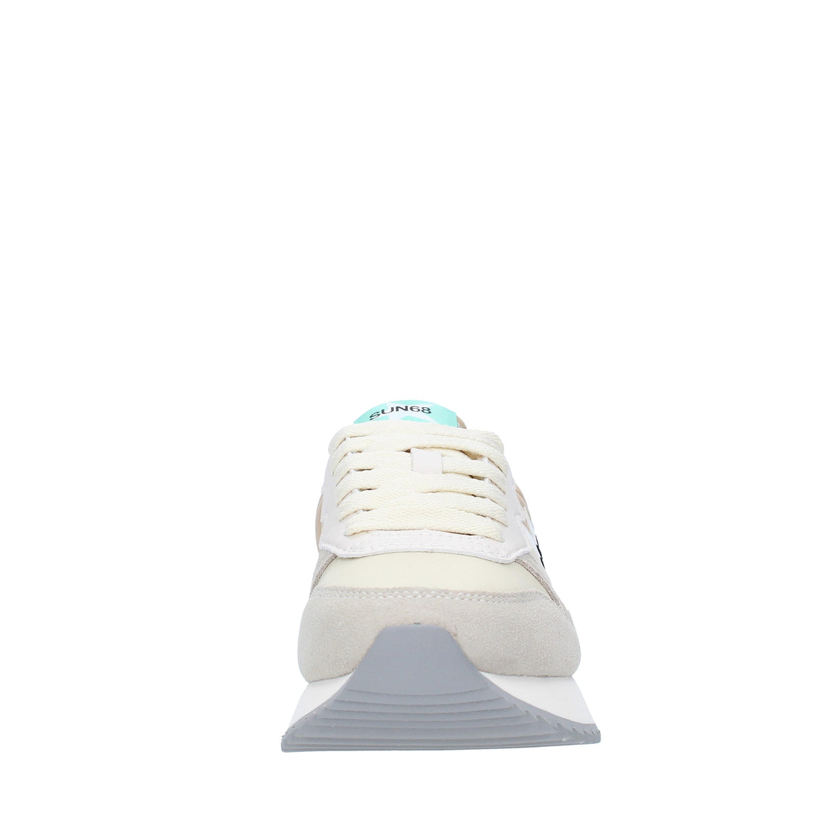 Sneakers in camoscio pelle e tessuto 