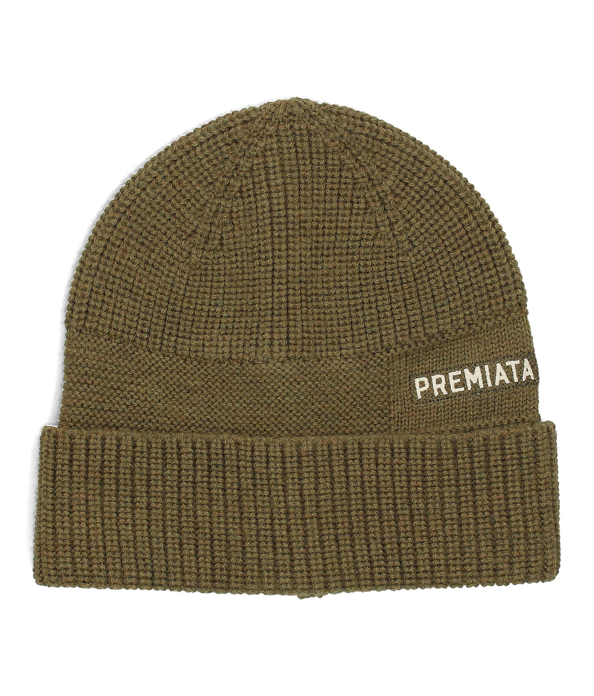 Berretta Premiata realizzata 100% lana merino extrafine a coste e punto links<BR/> 