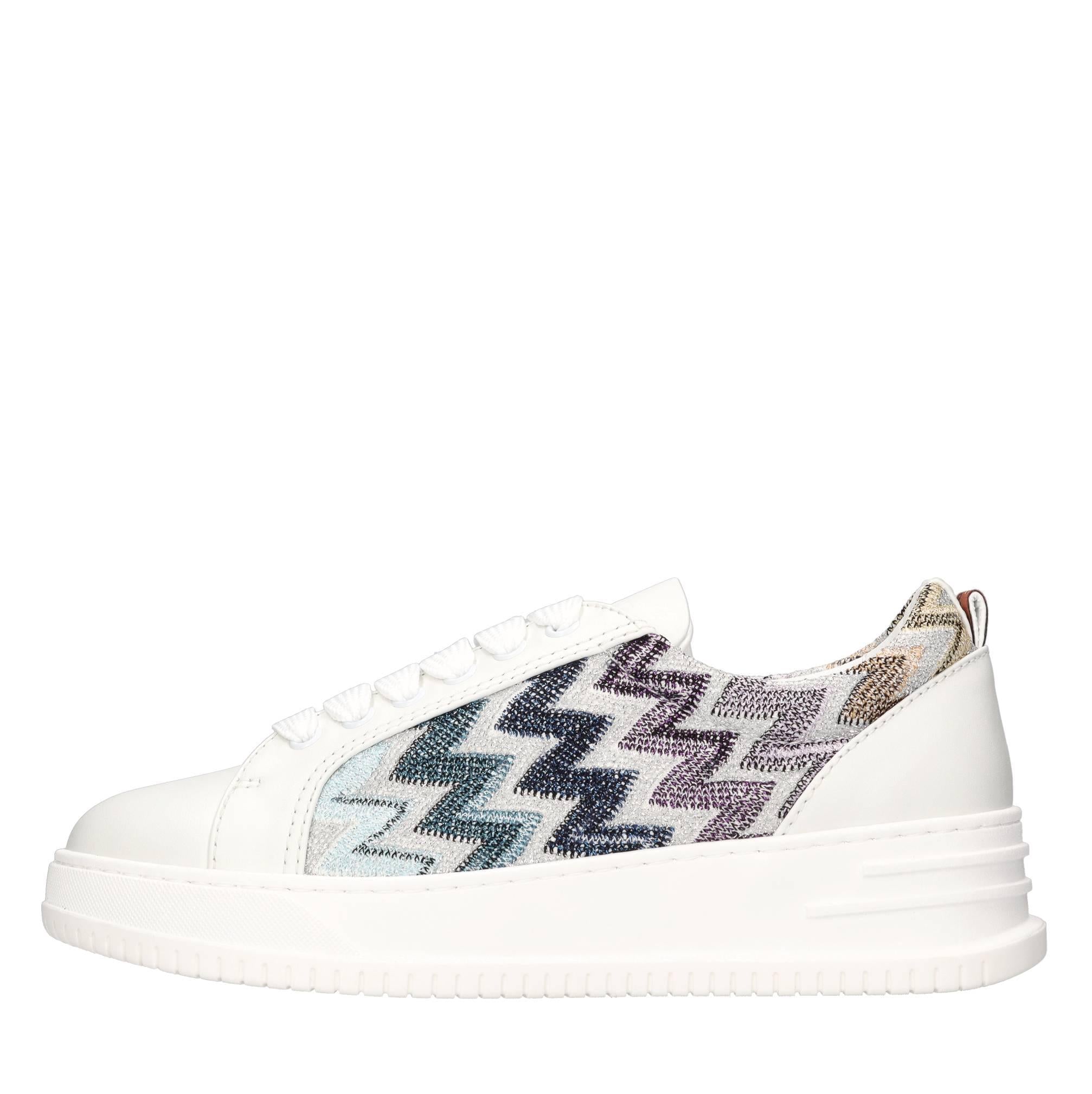 Sneakers modello MW60 in pelle e tessuto 