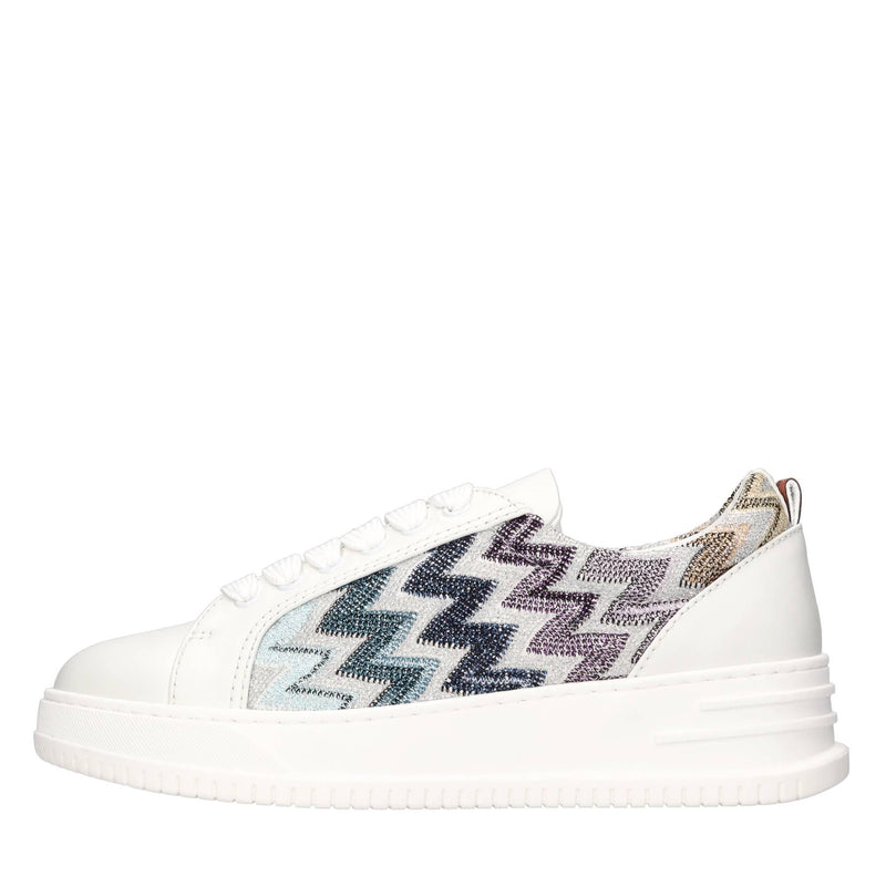Sneakers modello MW60 in pelle e tessuto 