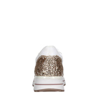 Sneakers in ecopelle e tessuto 