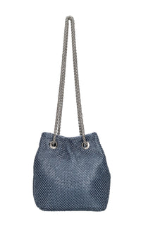 Borsa in tessuto e brillantini 