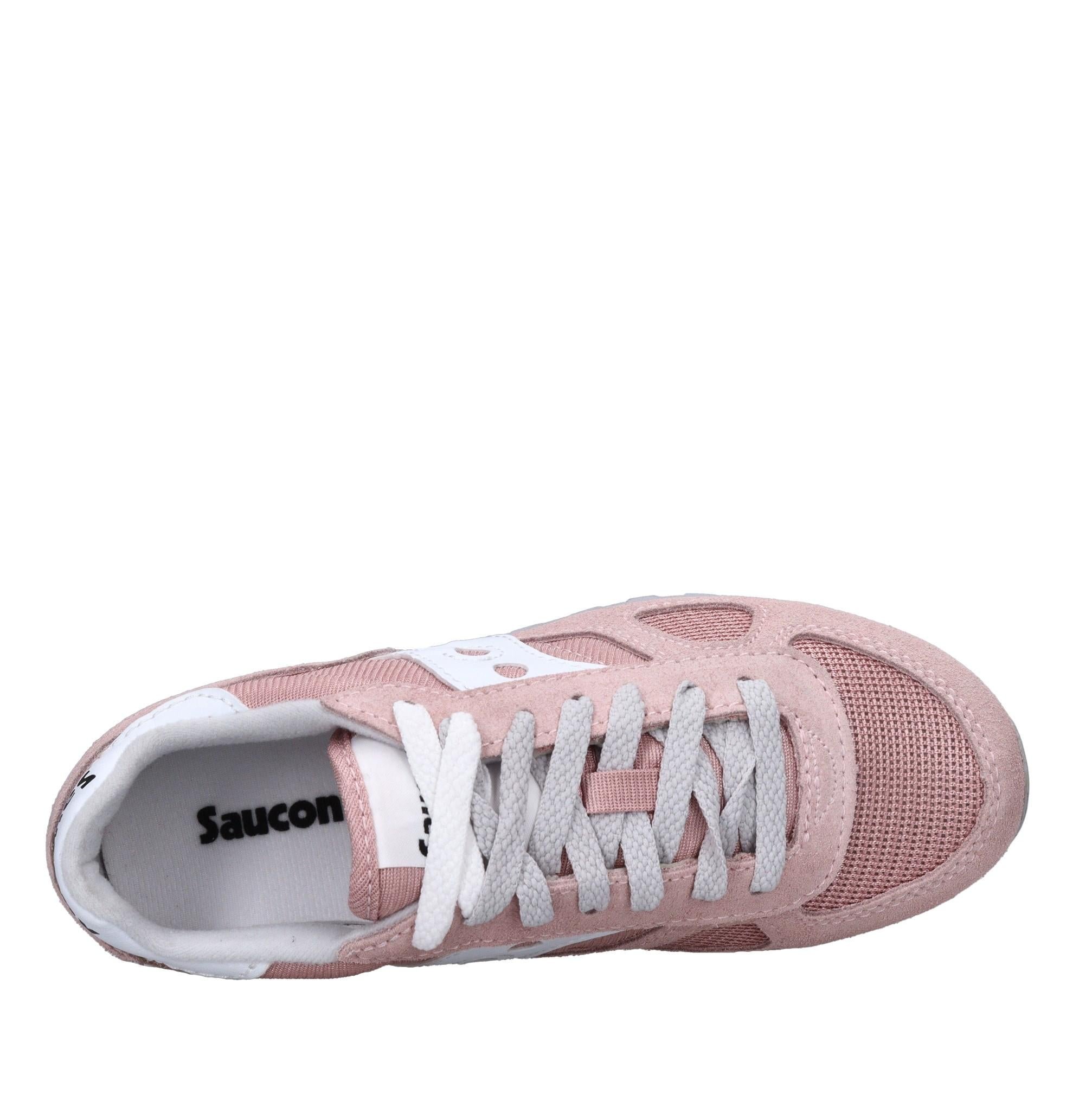 Sneakers in camoscio e tessuto 