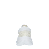 Sneakers CASADEI modello MIA in pelle e rafia 