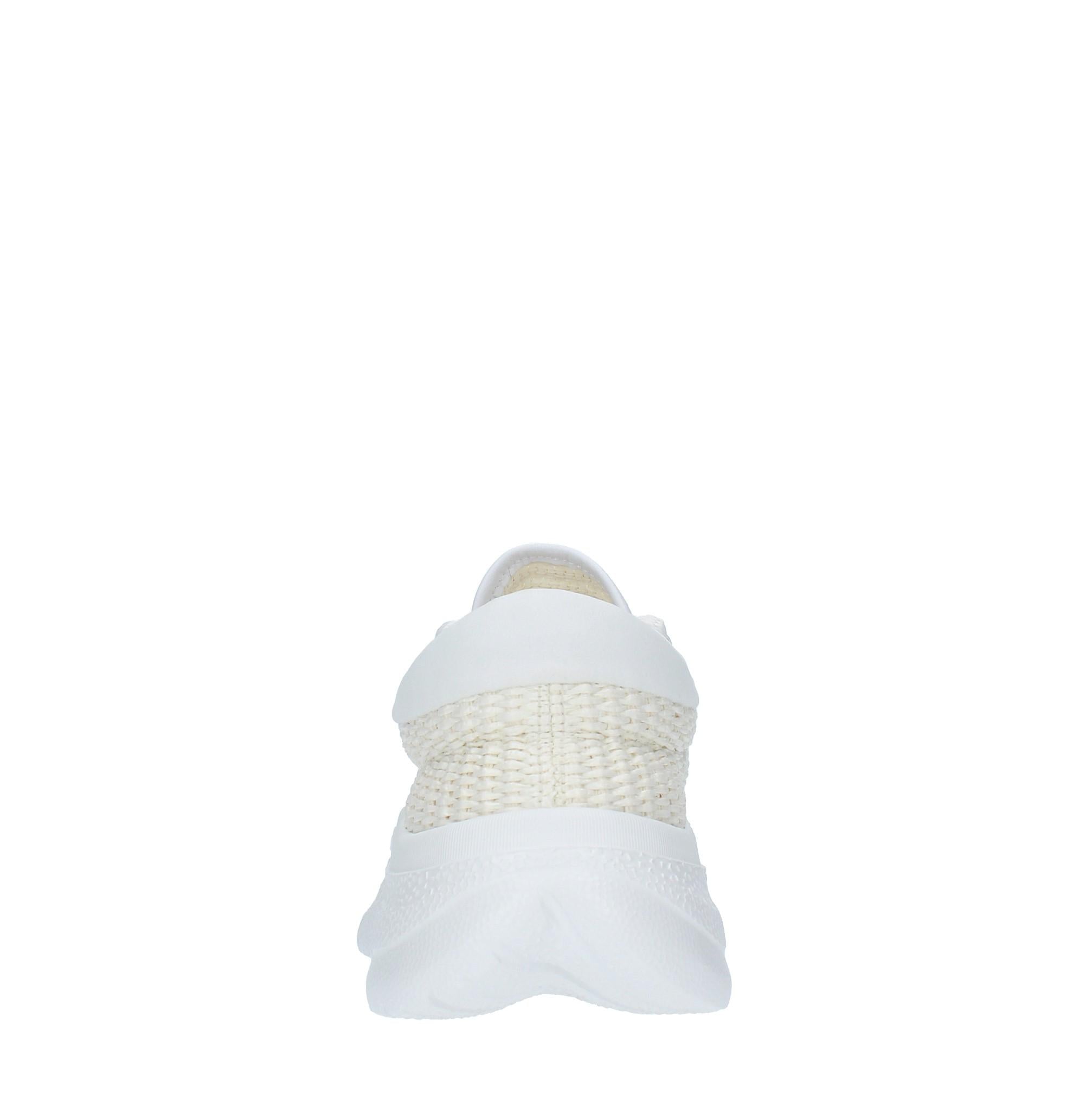 Sneakers CASADEI modello MIA in pelle e rafia 