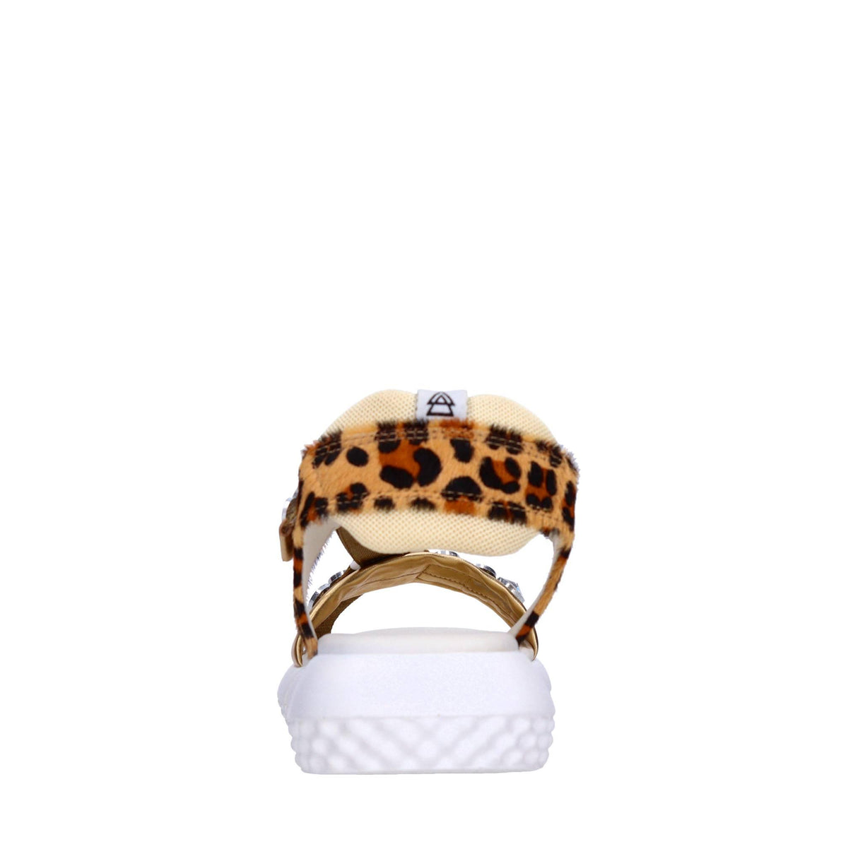 Sandali Suede in pelle, ecopelle e tessuto 