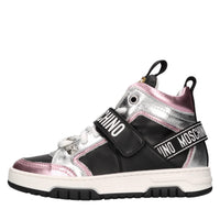 Sneakers alte in pelle 