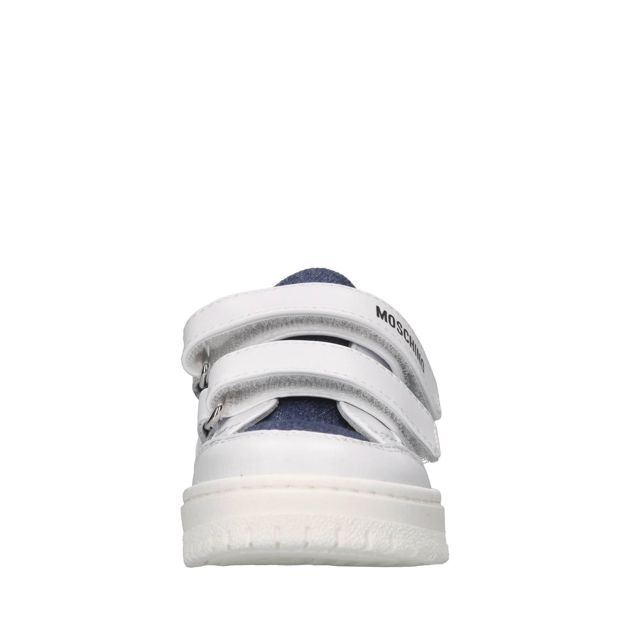 Sneakers in pelle ecopelle e tessuto 