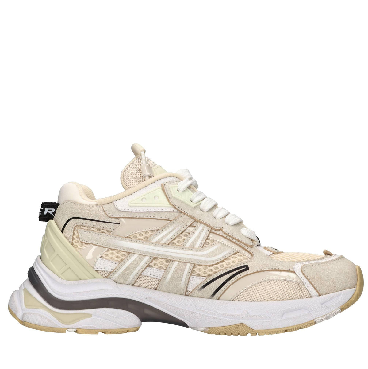 Sneakers modello Race in pelle e tessuto 
