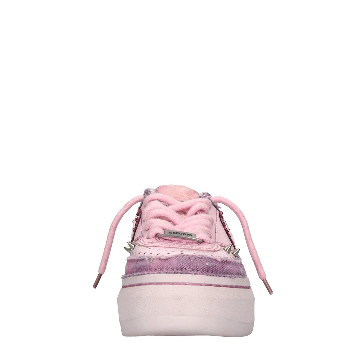 Sneakers in ecopelle e tessuto 
