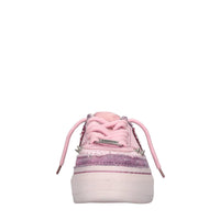 Sneakers in ecopelle e tessuto 