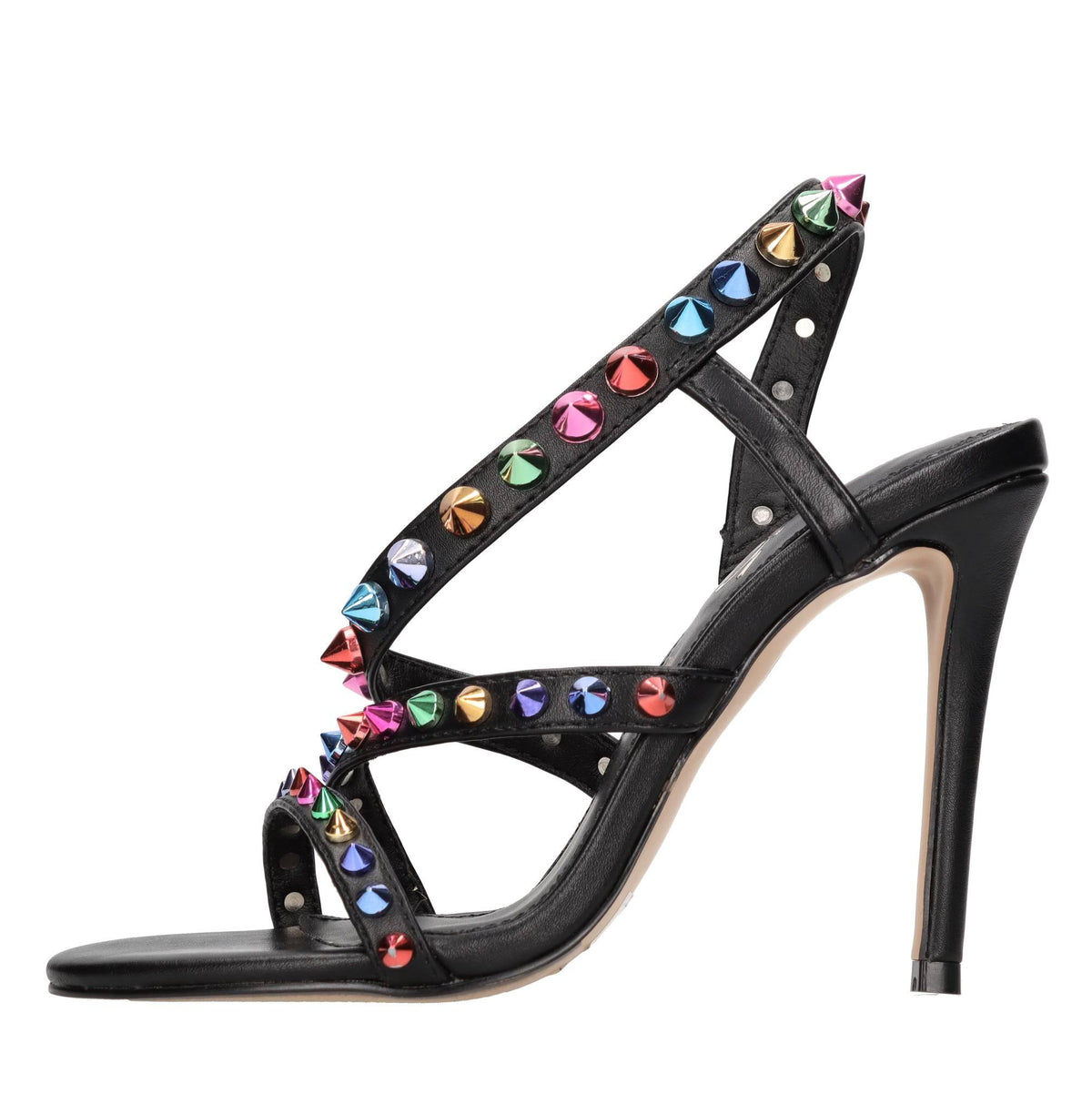 Sandali modello JENNY in pelle ed ecopelle 