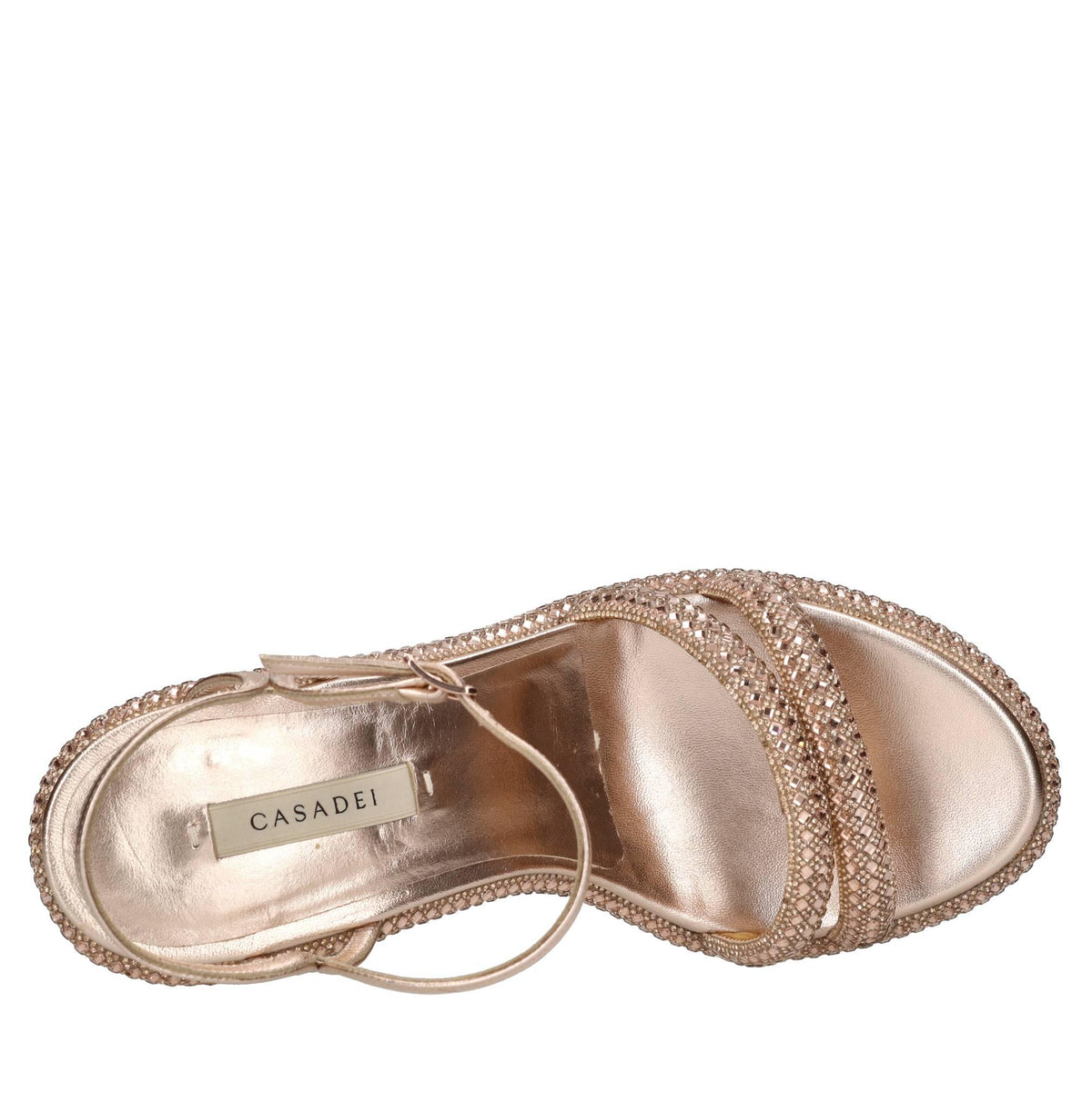 Zeppe Stratosphere in pelle e strass 