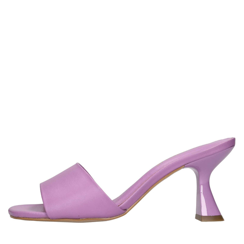 Mules in pelle 