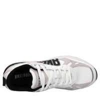 Sneakers in pelle,ecopelle e tessuto 