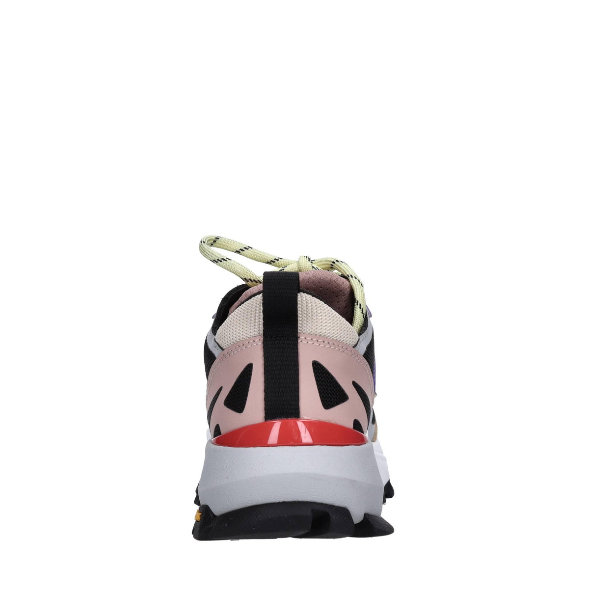 Sneakers in tessuto e camoscio 