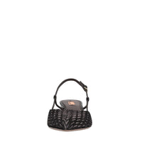 Décolleté slingback modello FIONA in pelle e tessuto 