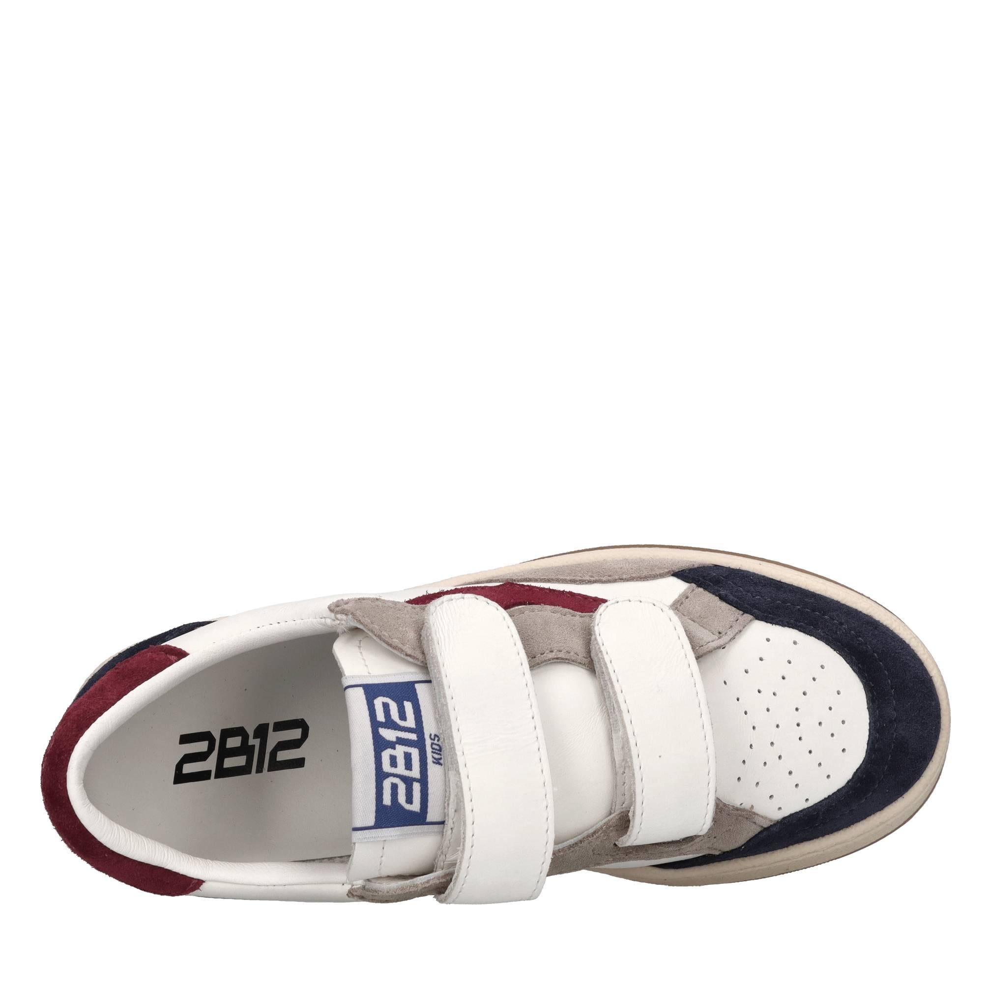 Sneakers in pelle e camoscio 