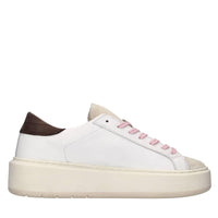 Sneakers in pelle,camoscio e glitter 
