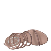 Sandali Cleo in raso e strass 