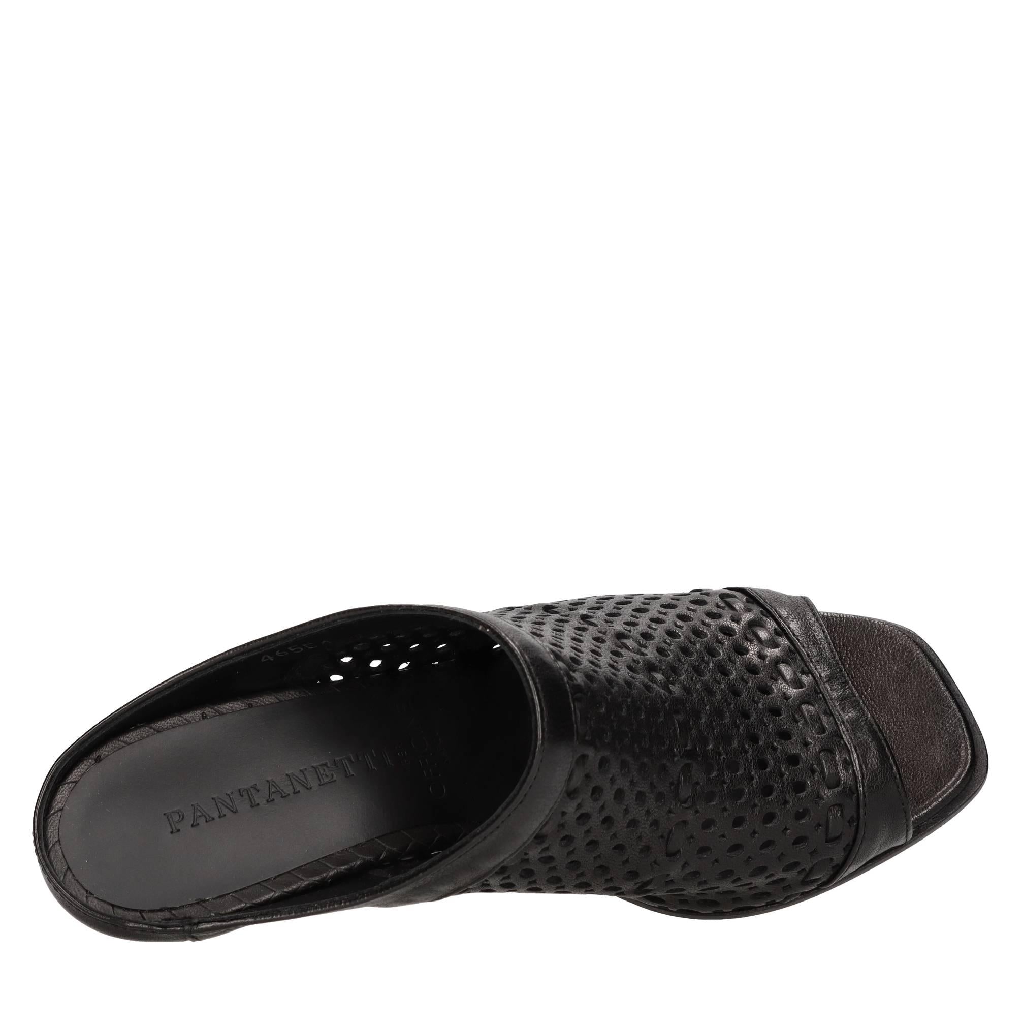 Mules in pelle 