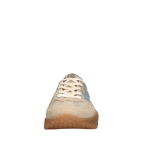 Sneakers in camoscio tessuto e gomma 