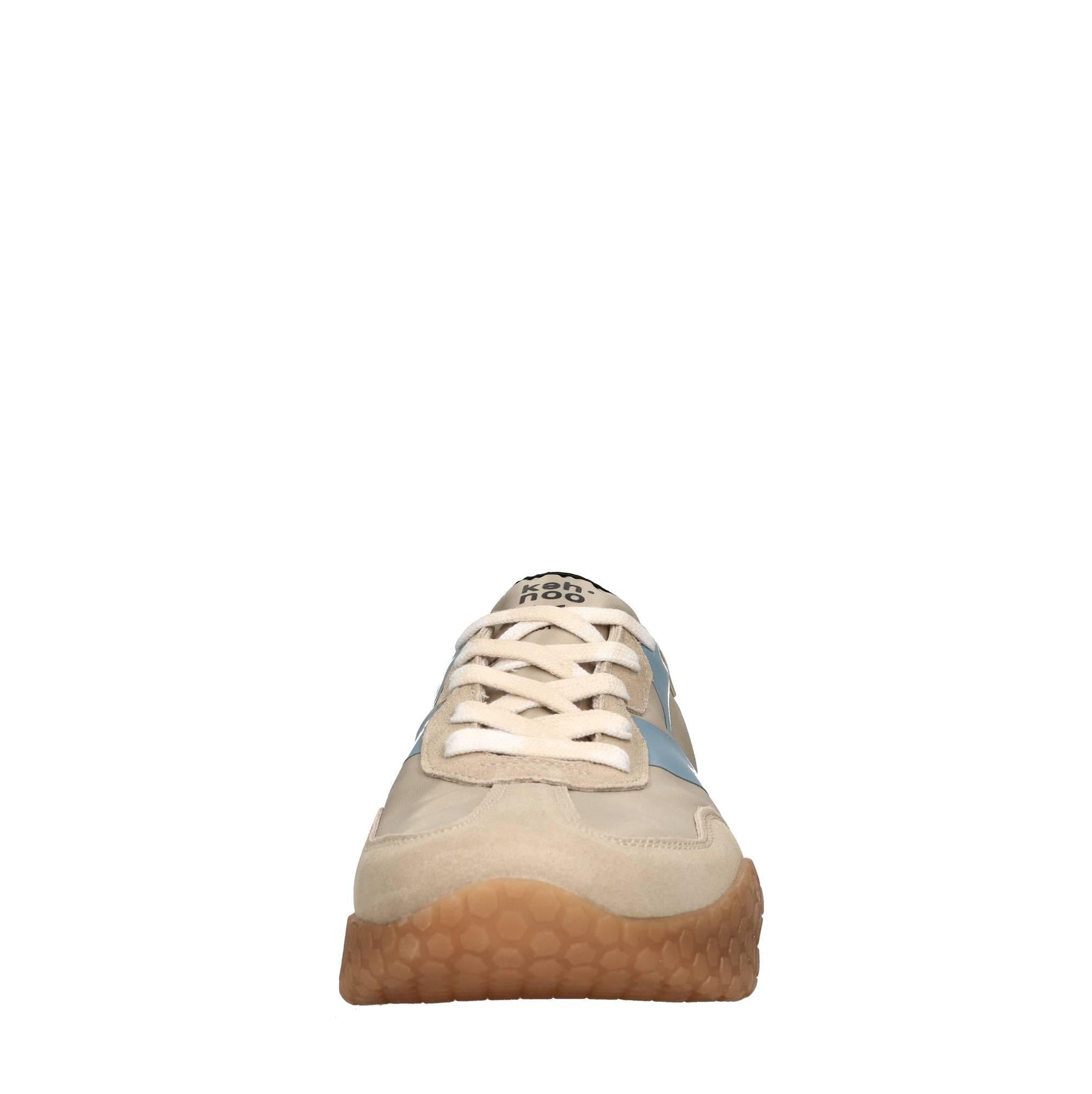 Sneakers in camoscio tessuto e gomma 