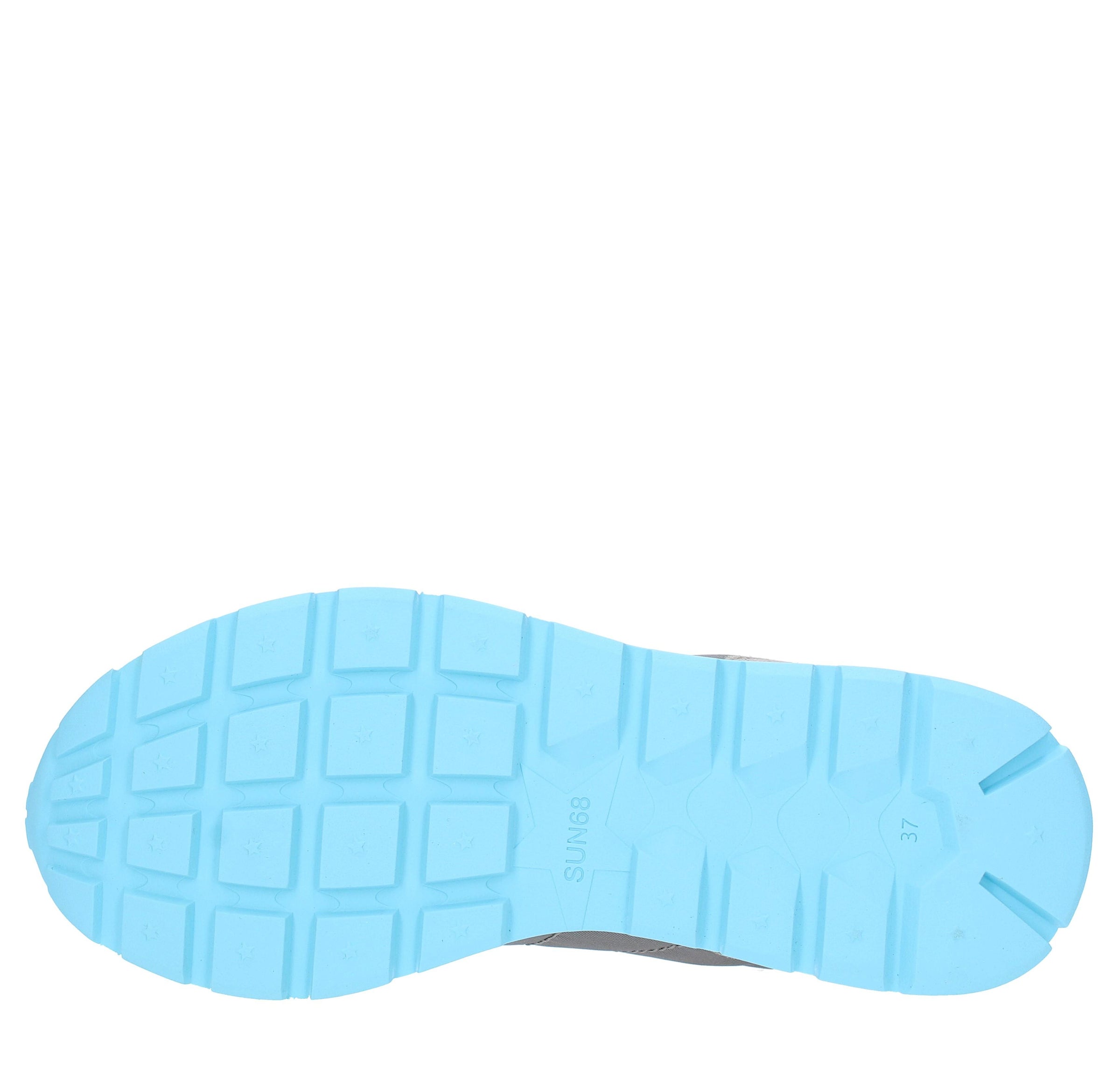 Sneakers in camoscio pelle e tessuto 