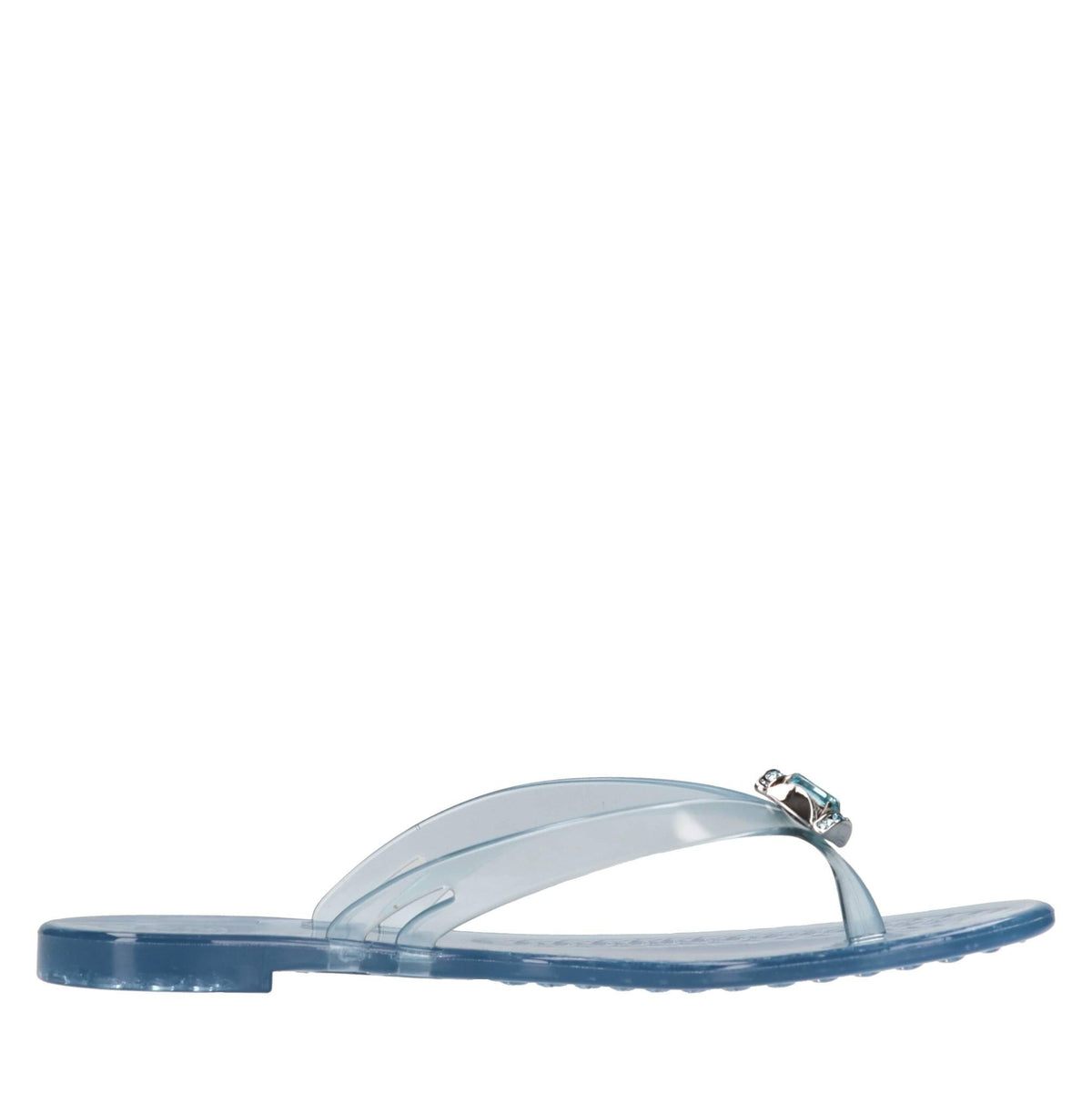 Sandali flat Jelly in PVC e Swarovski 