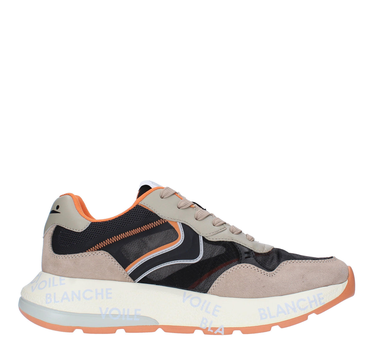 Sneakers VOILE BLANCHE modello SHINE in camoscio pelle e tessuto 