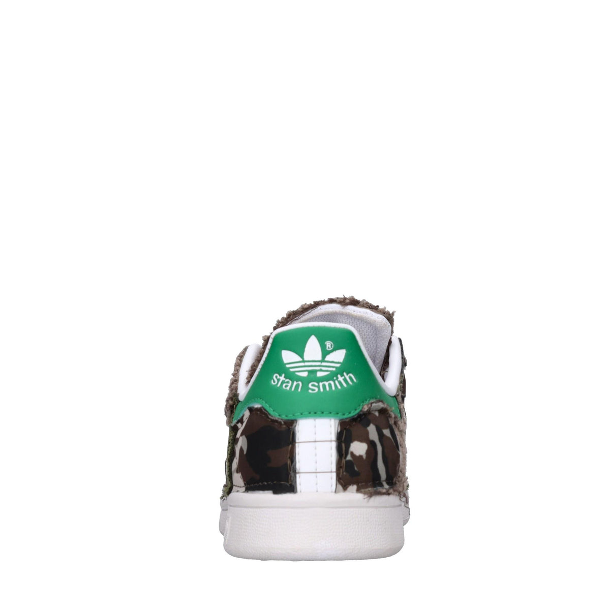 Sneakers in pelle e tessuto 