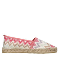 Espadrillas in tessuto zig zag 