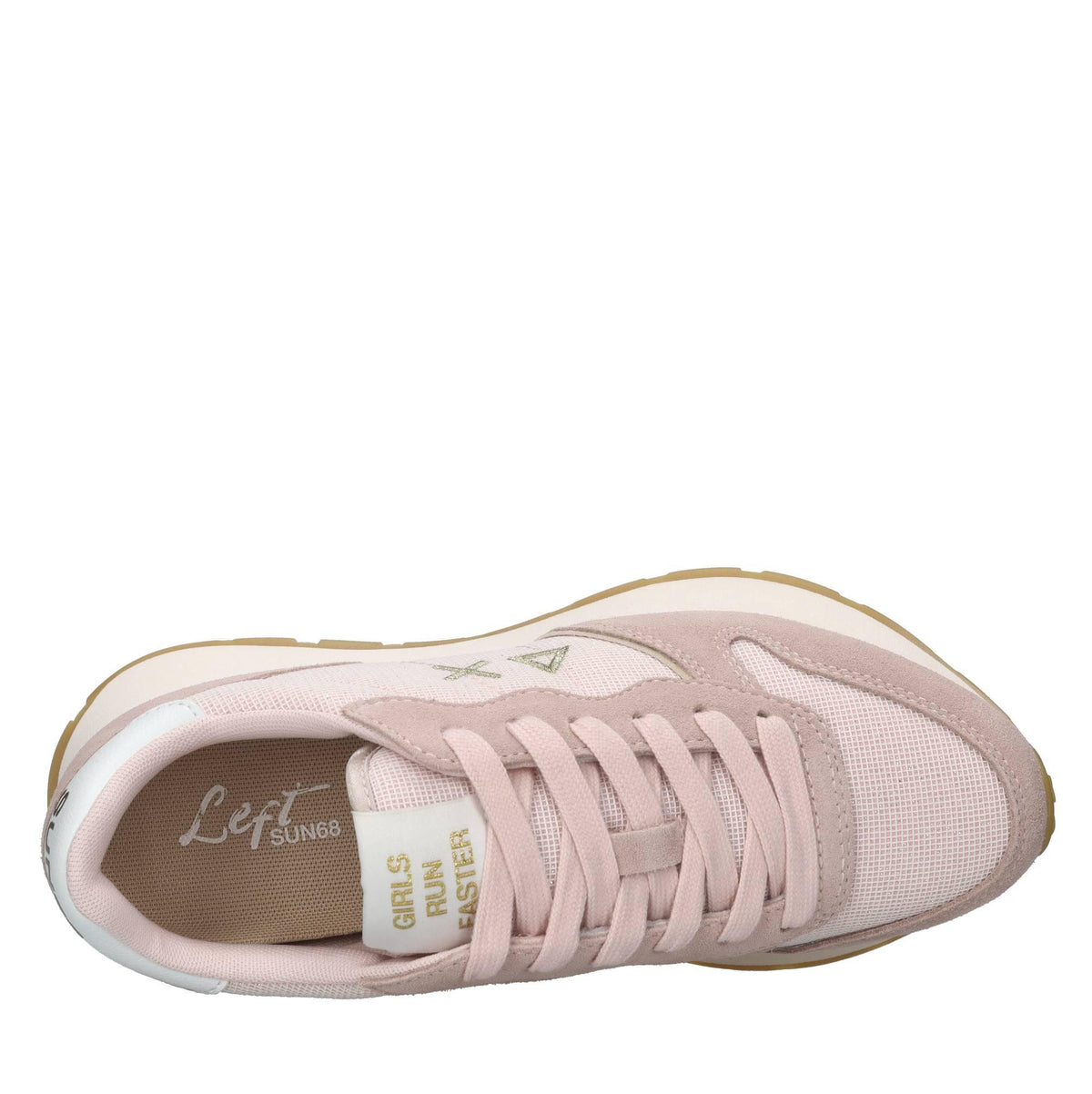 Sneakers in camoscio ecopelle e tessuto 
