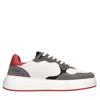 Sneakers in camoscio ed ecopelle 