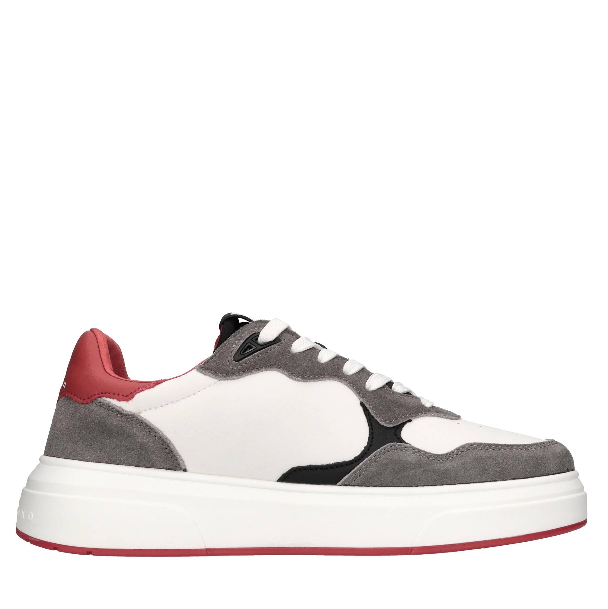 Sneakers in camoscio ed ecopelle 