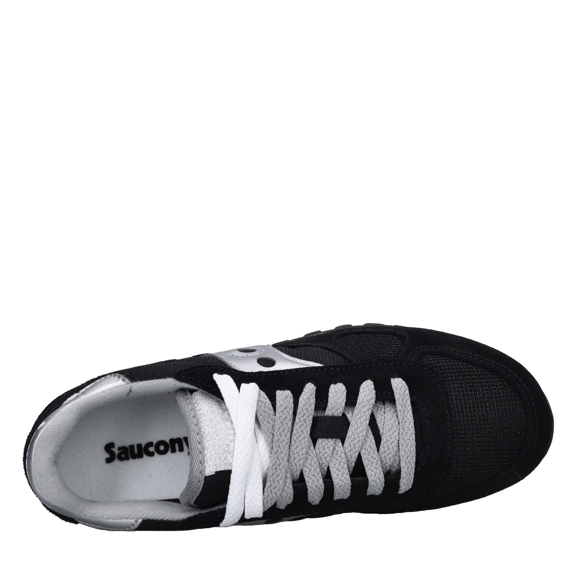 Sneakers in camoscio e tessuto 