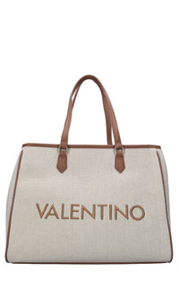 Borsa in tessuto ed ecopelle 