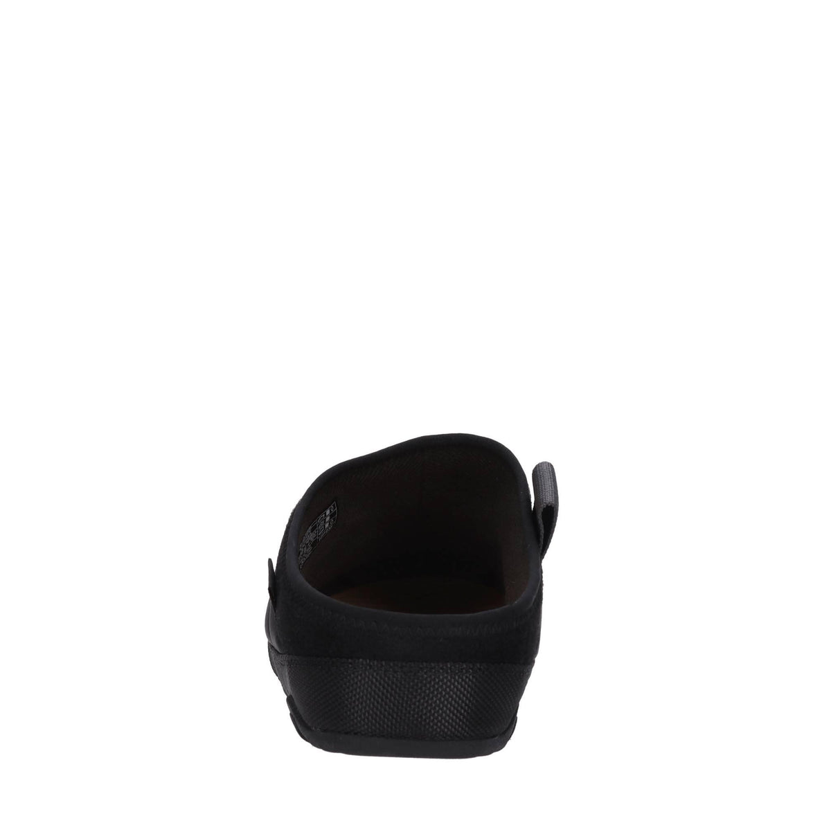 Sabot in tessuto ed ecopelle 