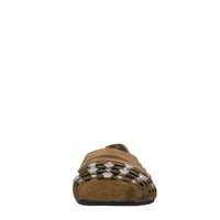 Ballerine in camoscio e borchie 