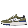 SUN68 Sneakers in pelle e tessuto