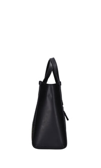 Borsa in ecopelle e pailettes 