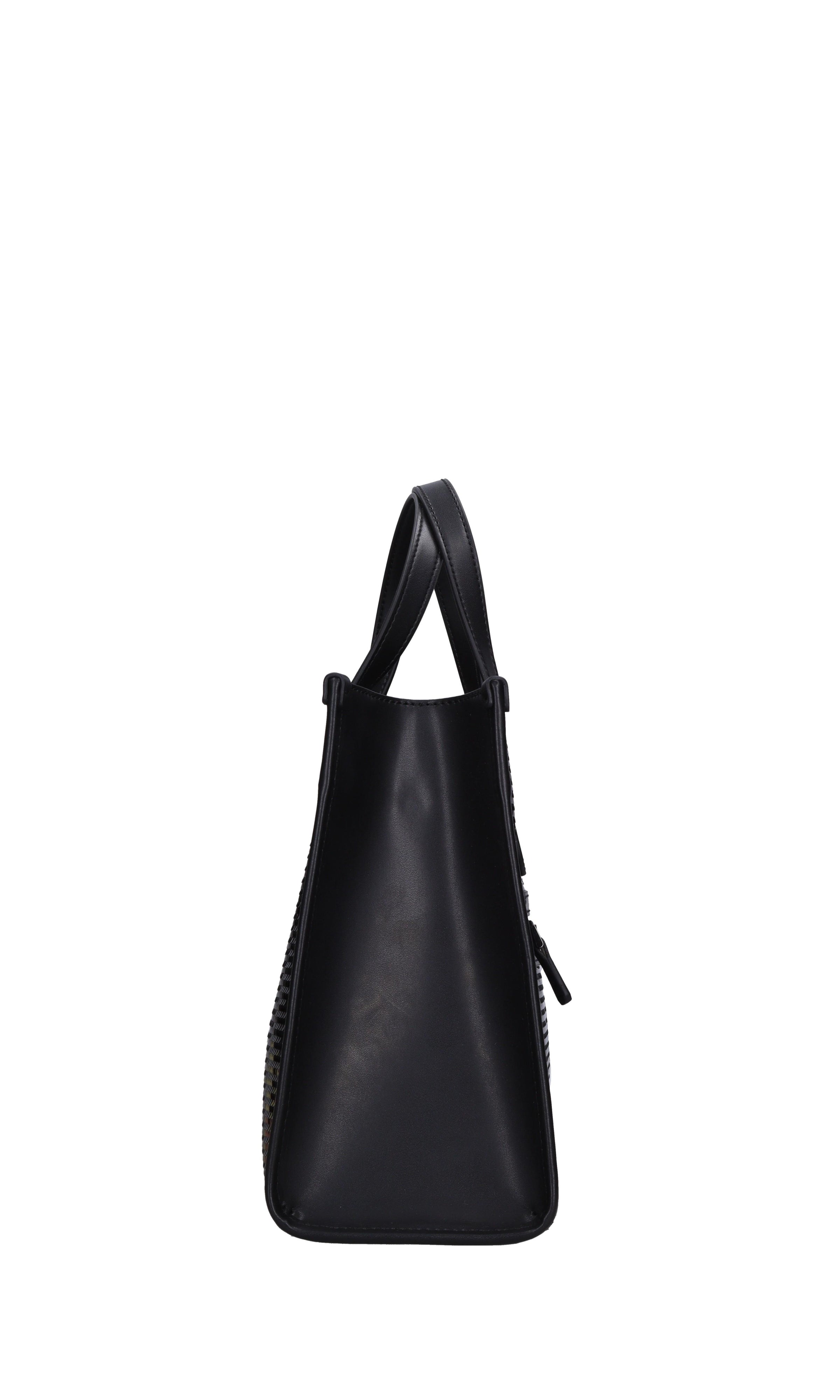 Borsa in ecopelle e pailettes 